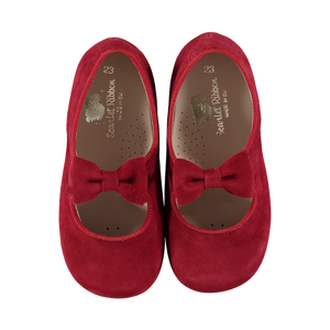 First Steps Sophia Bow Shoes - Scarlet