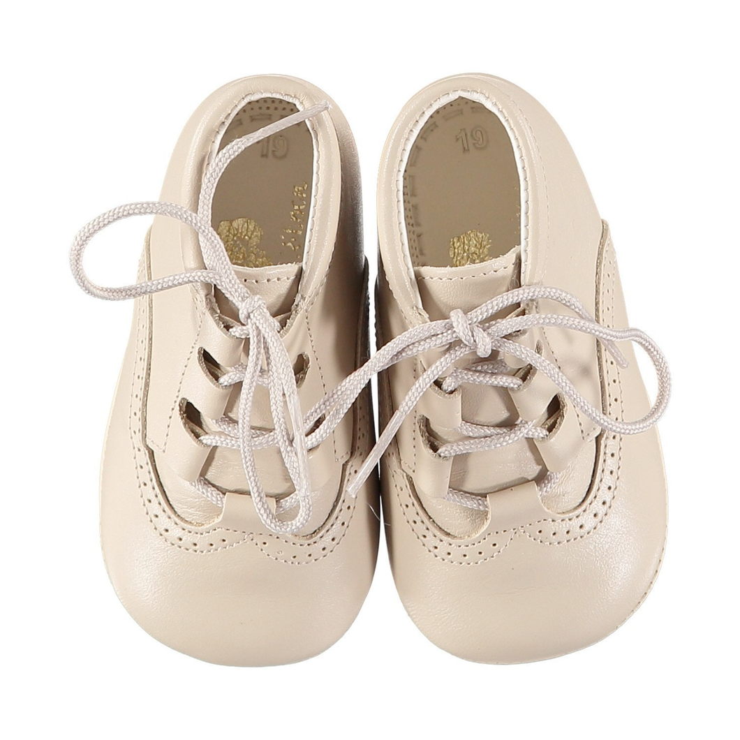 Soft Leather Baby Bronte Boots -  Sand