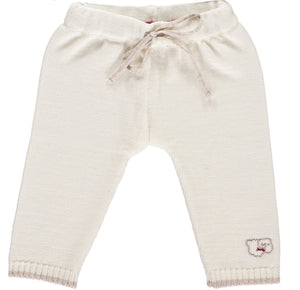 Merino Baby Cardigan & Leggings Set - Oatmeal